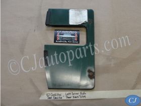 OEM 1967 Cadillac Deville Fleetwood Calais LEFT FRONT DOOR JAM WIRE HARNESS COVER TRIM GREEN #1487373